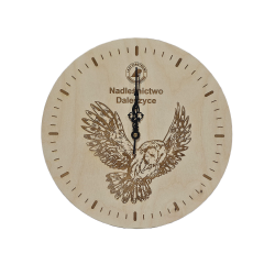 Zegar ścienny 280 mm z grawerem